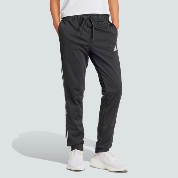 🆕 adidas Women's Primegreen Essentials WarmUp Slim Tapered 3-Stripes Track Pants - Picture 4 of 16